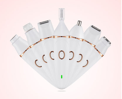 7 In 1 Electric Eyebrow Trimmer USB Rechargeable Home Use Devices Hair Remover product image
